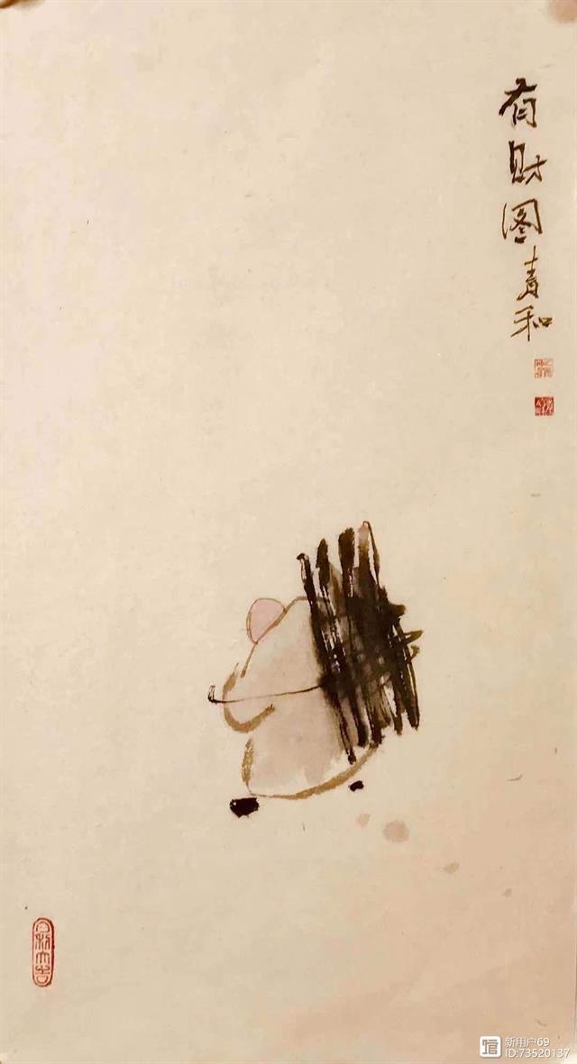 当代禅意画家—青禾