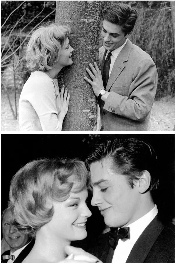 阿兰德龙与罗密施耐德的一百多张甜蜜合影像童话一样美好