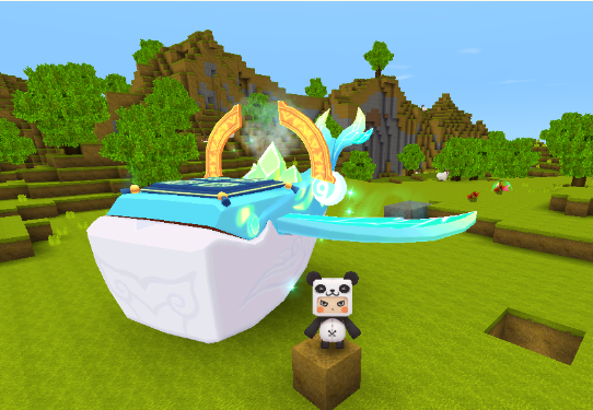 迷你世界巨鲸坐骑上线可搭载4人上天入海这名字威武了