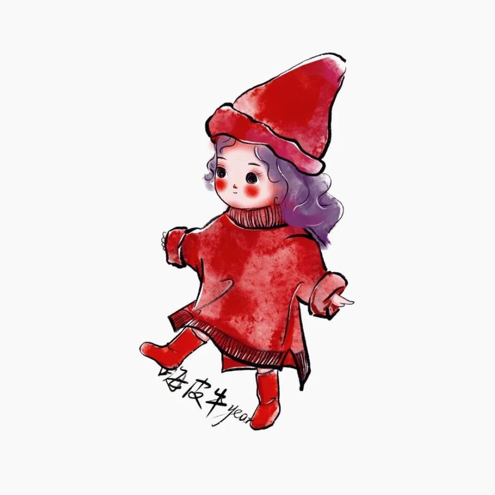 红火新年 女生头像