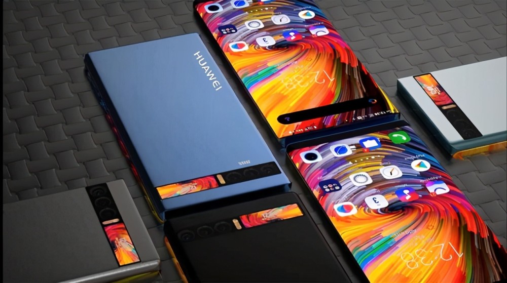 再来一组华为p50pro概念图后置小屏幕正面全是屏