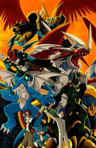 数码宝贝:帝皇龙甲兽第二条进化链,黑暗中的隐士,力压维京兽