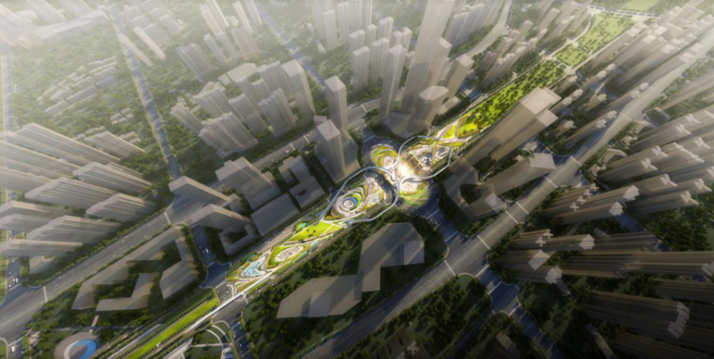 震撼梅溪湖超级中轴城市设计方案公布