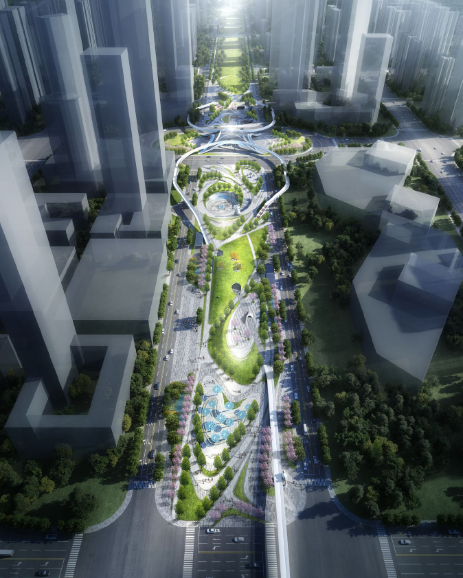 震撼梅溪湖超级中轴城市设计方案公布