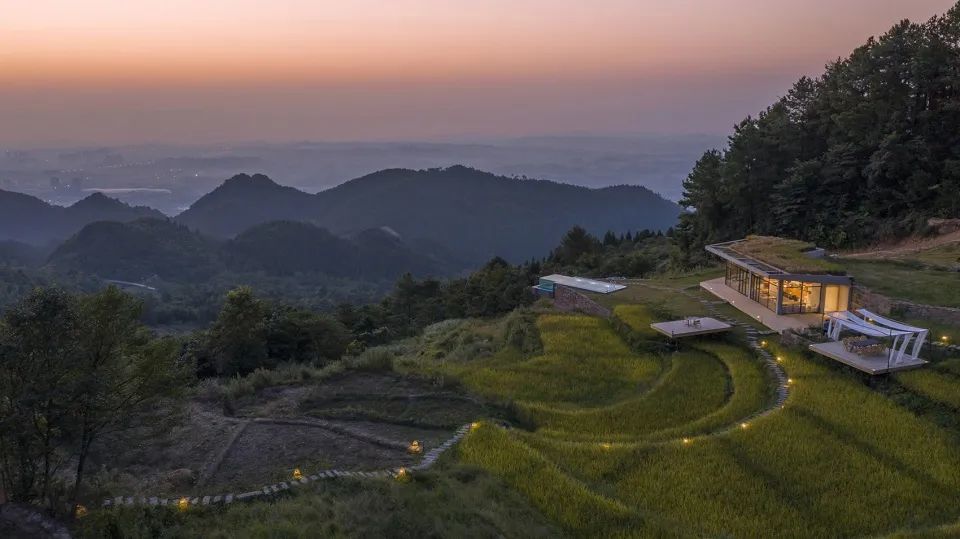 新作|可居可游,在半山稻田之间-重庆垫江巴谷宿集建筑设计/三文建筑