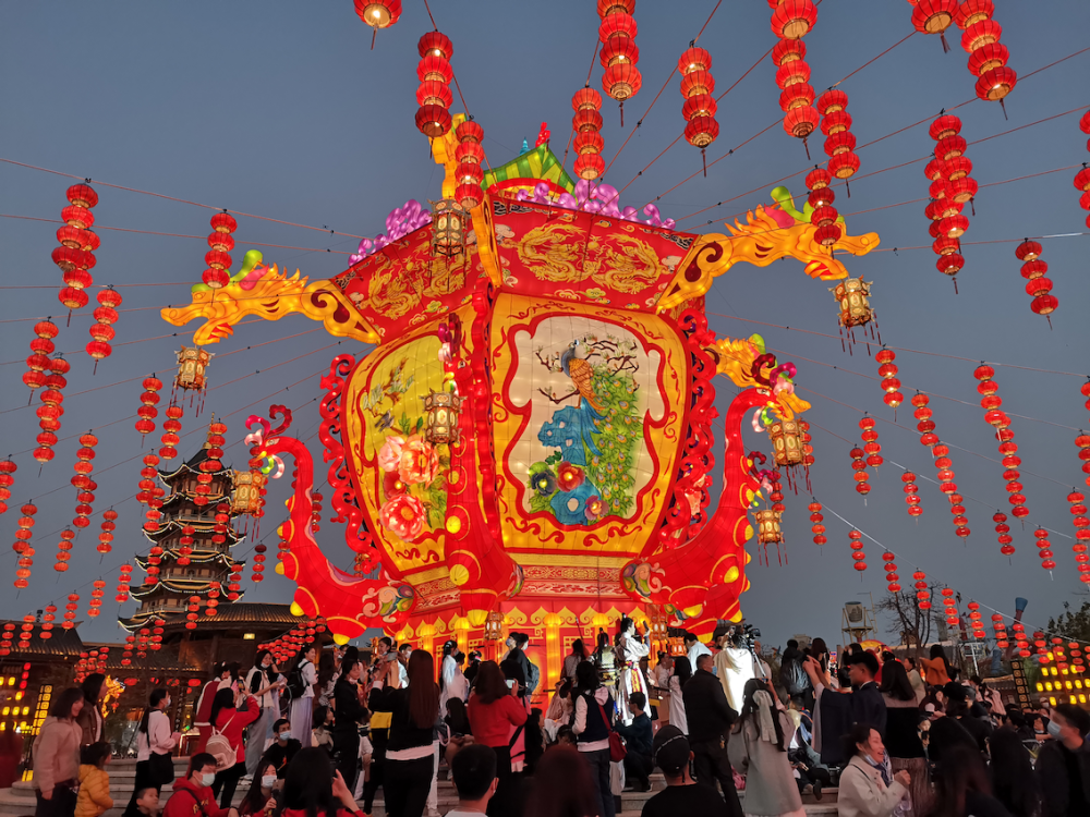 两岸本一家在哪过年都是家留厦过年台胞赏花灯感受浓浓年味