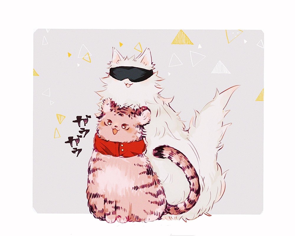 漫画 五条猫和小虎崽子 咒术回战猫系漫画 白猫养萌虎 腾讯新闻