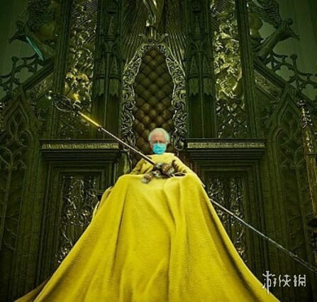 爆笑表情包粉丝自制恶魔之魂黄衣老翁boss图片