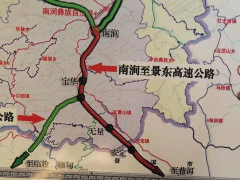 欢天喜地,云南又有高速公路将开通,景东县终结不通高速历史