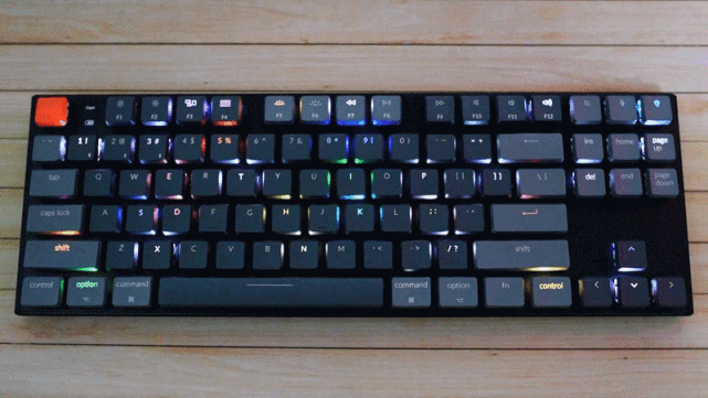 原来超薄机键也能打-keychron k1双模短轴机械键盘