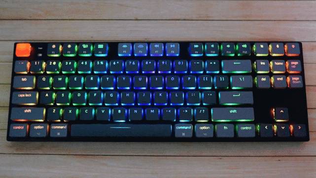 原来超薄机键也能打-keychron k1双模短轴机械键盘