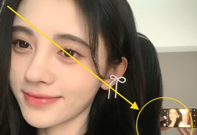 鞠婧祎晒原相机自拍仰头时鼻子突然透光粉丝这都能忍吗