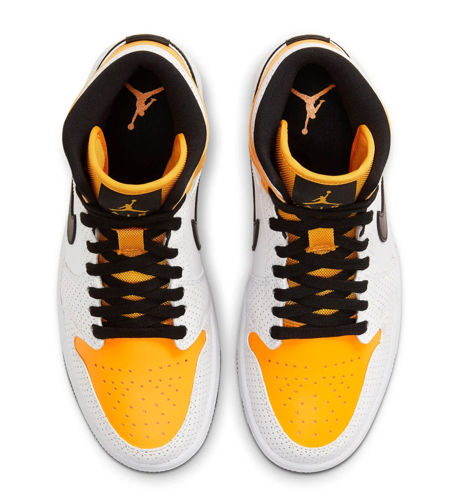 aj1mid大学金登场金黄色调绚丽耀眼