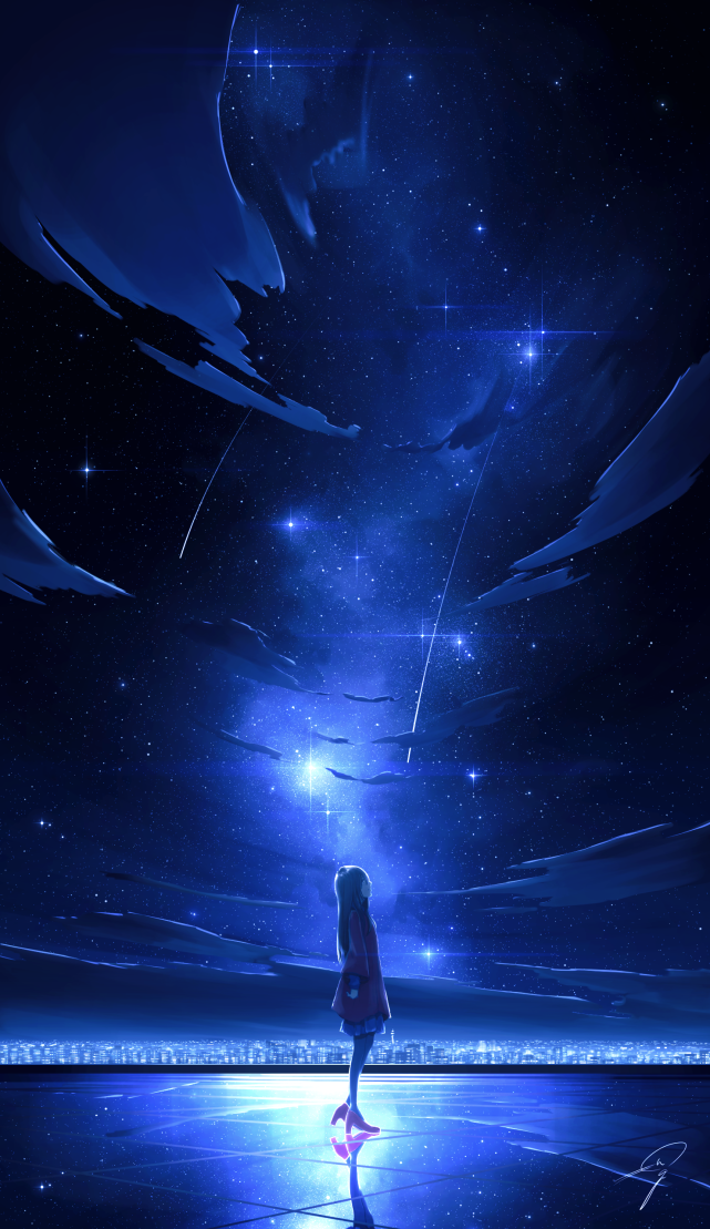 【第10期】唯美二次元星空壁纸