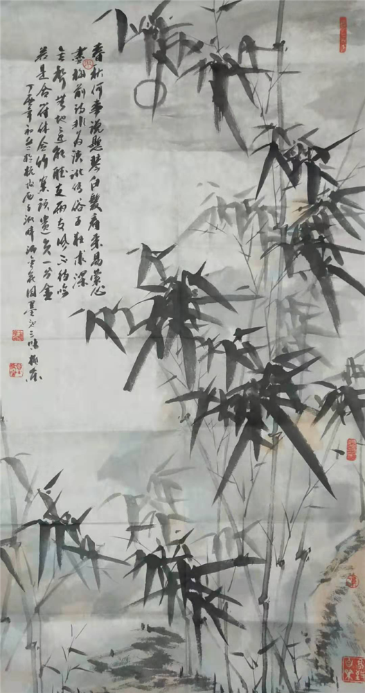 运笔挥墨明德惟馨访当代军旅书画家王振东