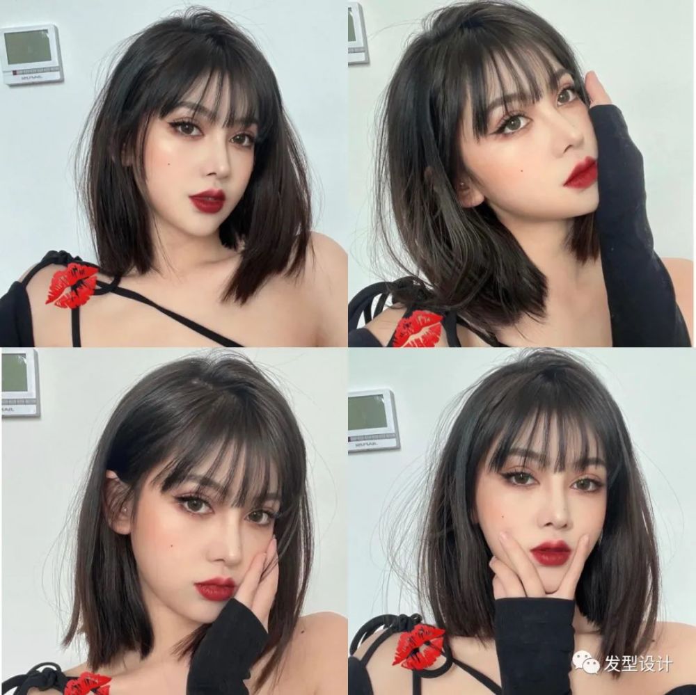 气质担当锁骨发不烫