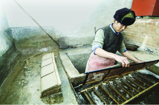 柳林桑皮纸制作技艺