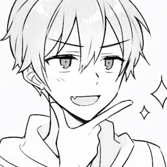 精选漫头男生黑白动漫头像
