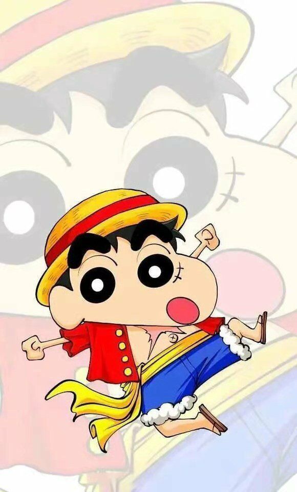 海贼王蜡笔小新版路飞活泼大妈妖娆凯多看起来不好惹