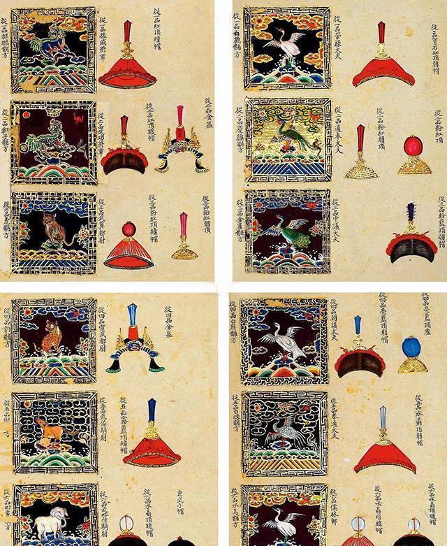 清代服饰制度严密,不同场合,时间,皆有不同的穿戴规范