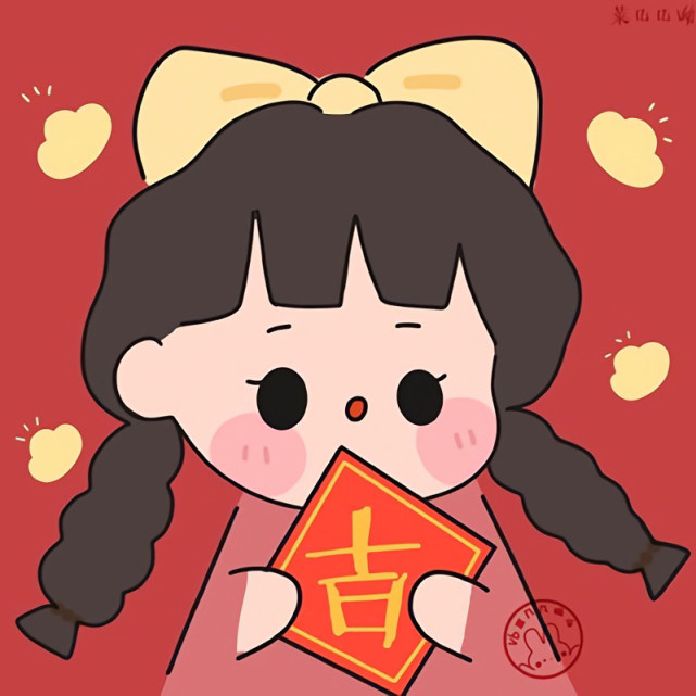 牛年超级可爱卡通情侣头像