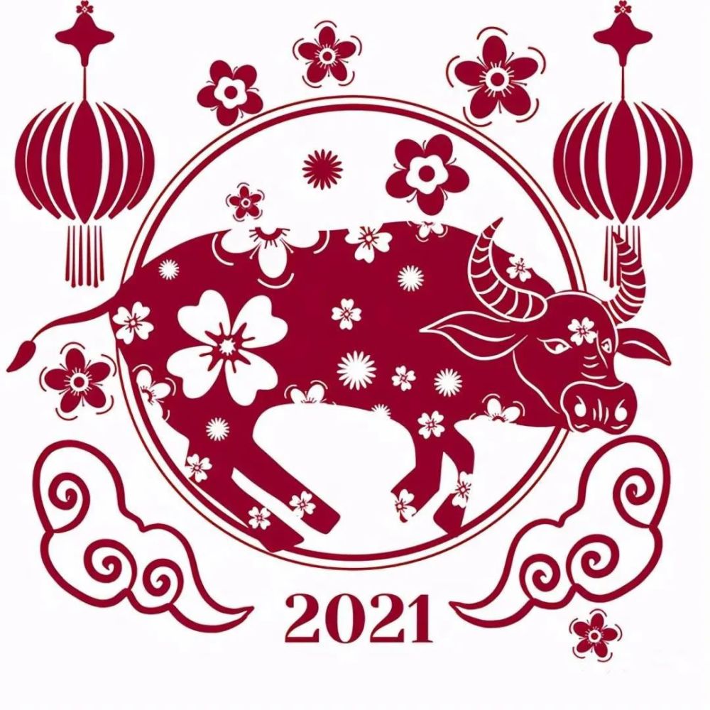 2021年牛年剪纸步骤图图片