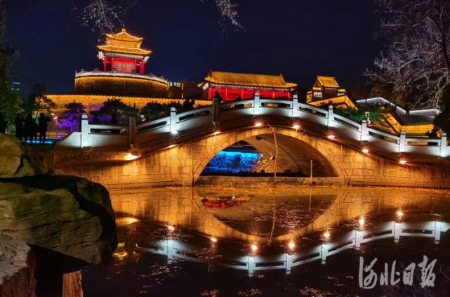 河北邯郸:丛台夜色美|河北|丛台公园|邯郸