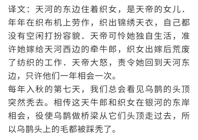 【小古文100課下】第一組,動人的名字 4.牛郎織女