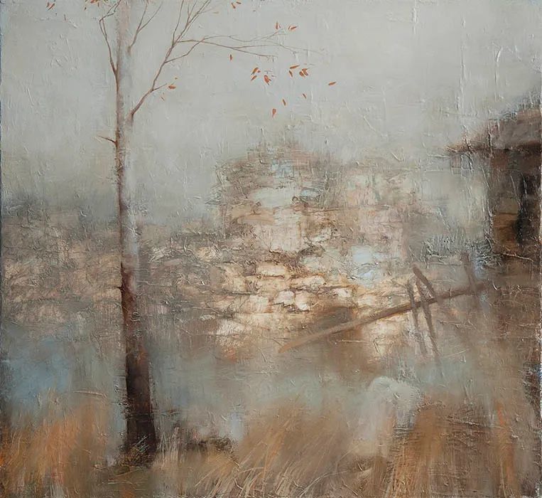 笔触率性,优雅朦胧的风景油画,迷人!