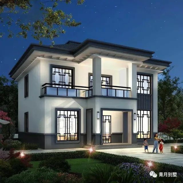 8套新中式二层小别墅面积都不大第8套是我的菜