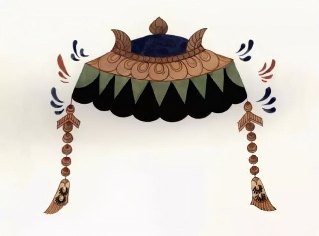 敦煌壁画历代华盖图案集