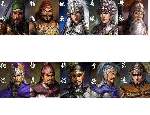 蜀五虎将与魏五良将的统兵能力如何排名，关羽第一，赵云垫底_腾讯新闻