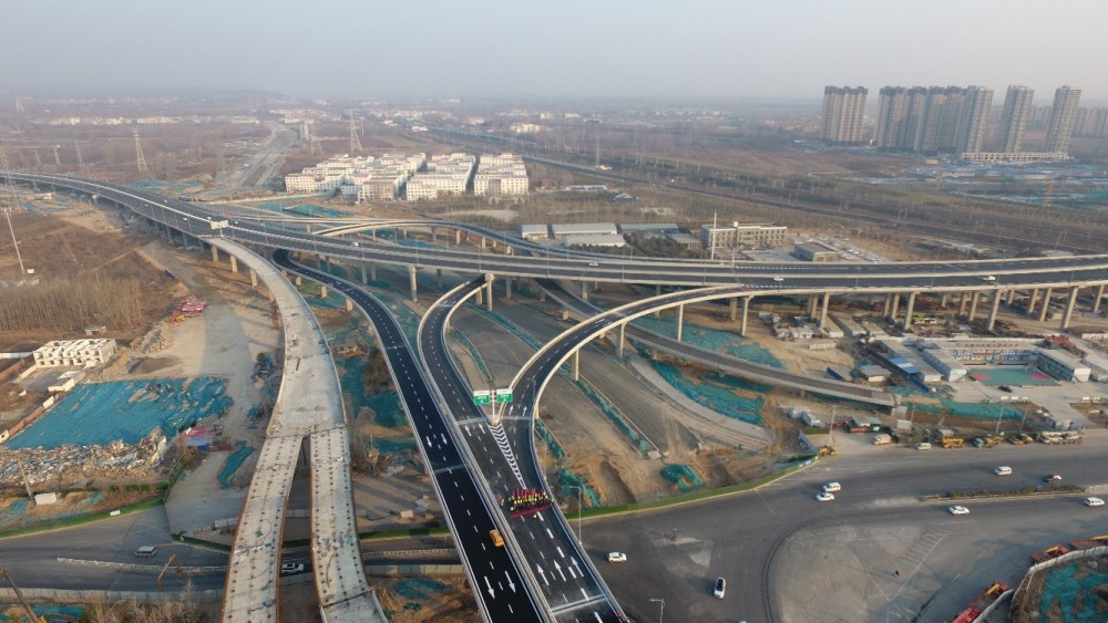 出行更方便郑州西三环北延与大河路互通立交新开通3条匝道