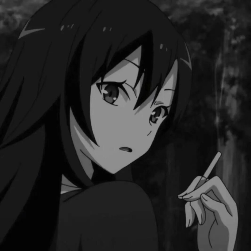 黑白漫画风女头_腾讯新闻