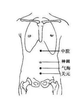 胃胀气的位置在哪图片图片