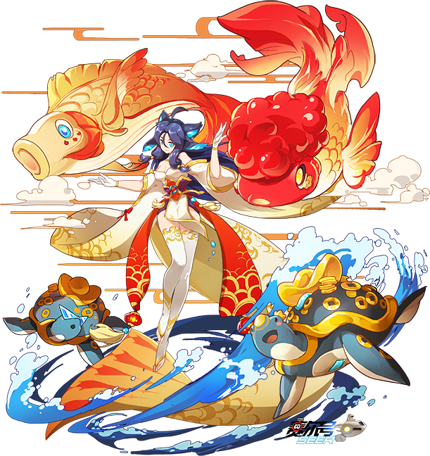 怒涛·沧岚水王的春节限定皮肤,沧岚确实好看,作为女性精灵中这颜值也