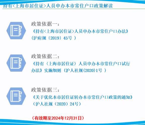 申办上海常住户口2021最新政策解读 居转户条件