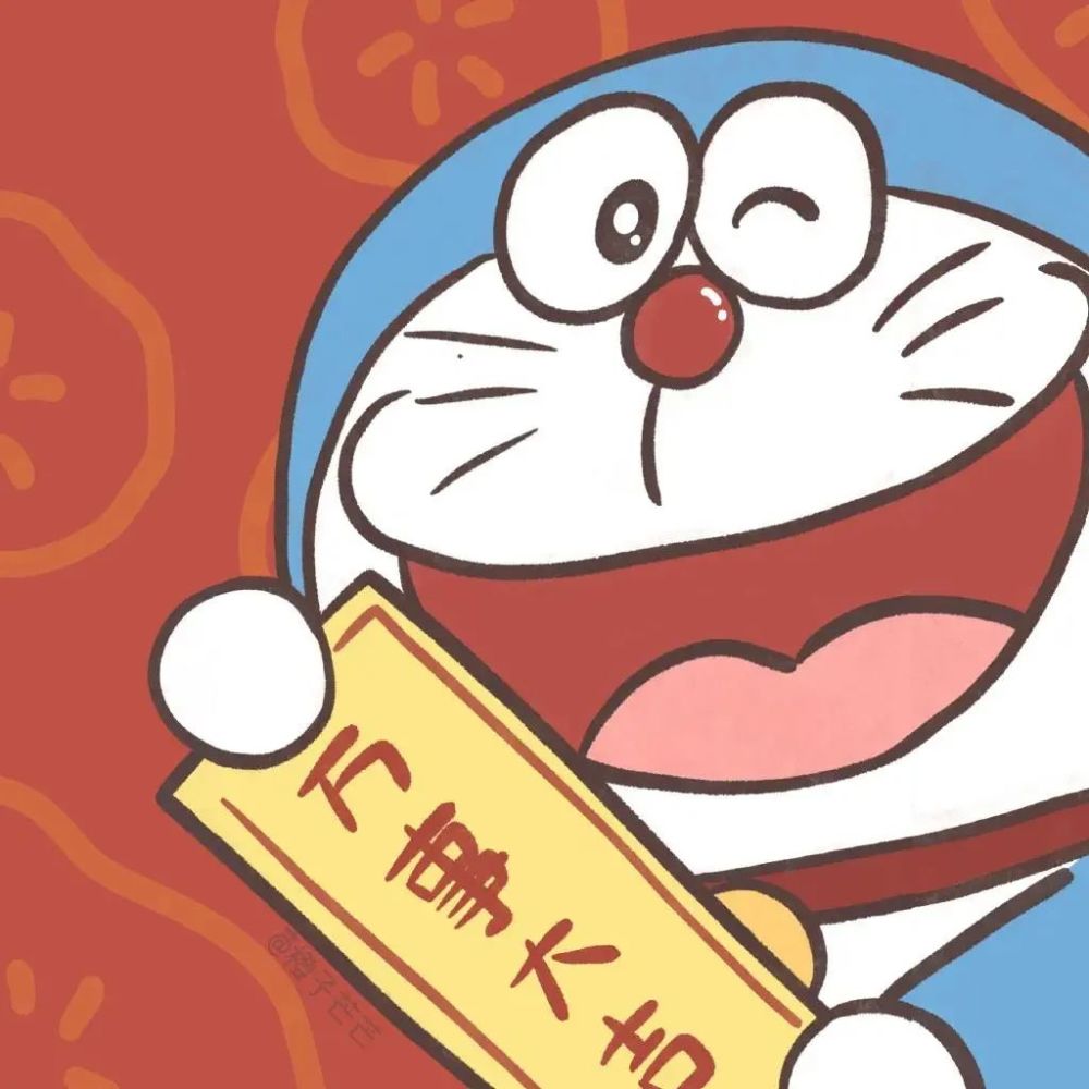 动漫头像|红色系列新年暴富头像_腾讯新闻