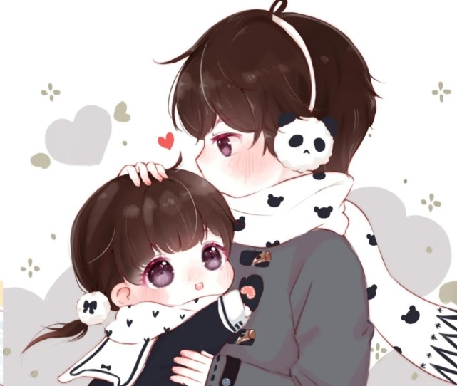 可爱情侣动漫头像_腾讯网