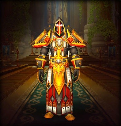 套装来源处:黑翼之巢,裤子在熔火之心获取.