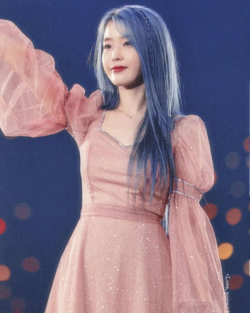 李知恩丨蓝发iu人间宝藏