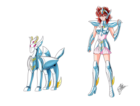 圣斗少女翔美丽与实力并存的美少女圣斗士