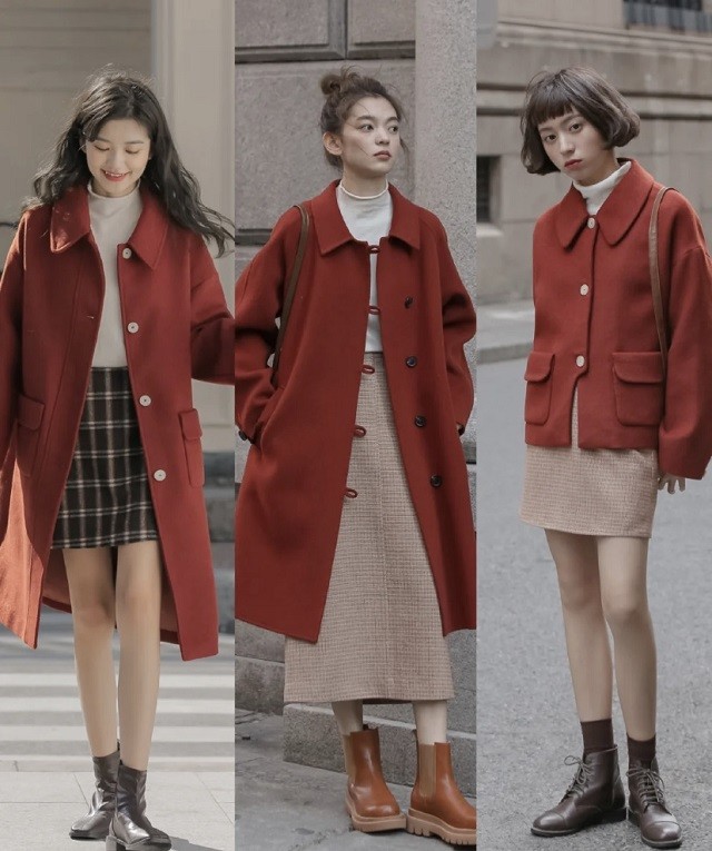 但是还是有许多小仙女排斥红色,她们觉得红色难以驾驭与搭配.