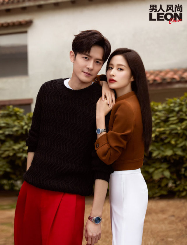 颖儿付辛博合拍情人节大片,牵手拥抱宛如热恋,男帅女美越看越般配