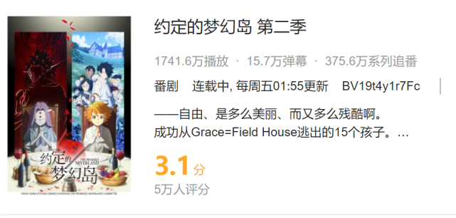 约定的梦幻岛3 1分原因找到了 画师 删减过多是原作者的意思 约定的梦幻岛 原作 动漫 漫画 白井海芋