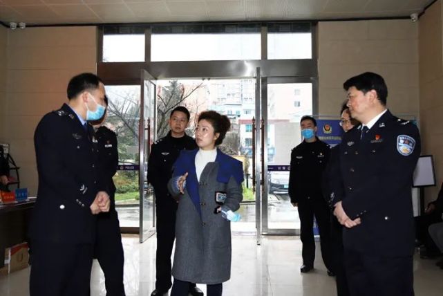 区委常委,区委副书记,政法委书记吴琛琛一行到遵义市公安局播州分局