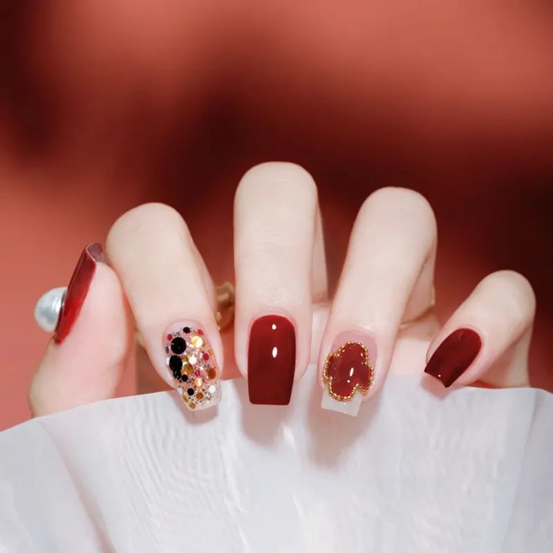 2021过年红美甲!爱了,爱了!