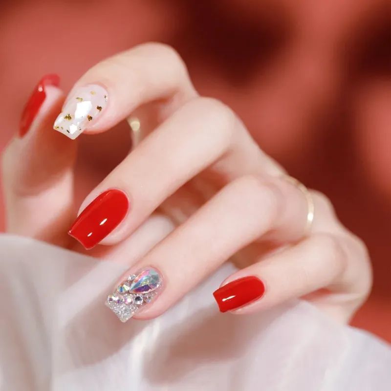 2021过年红美甲!爱了,爱了!