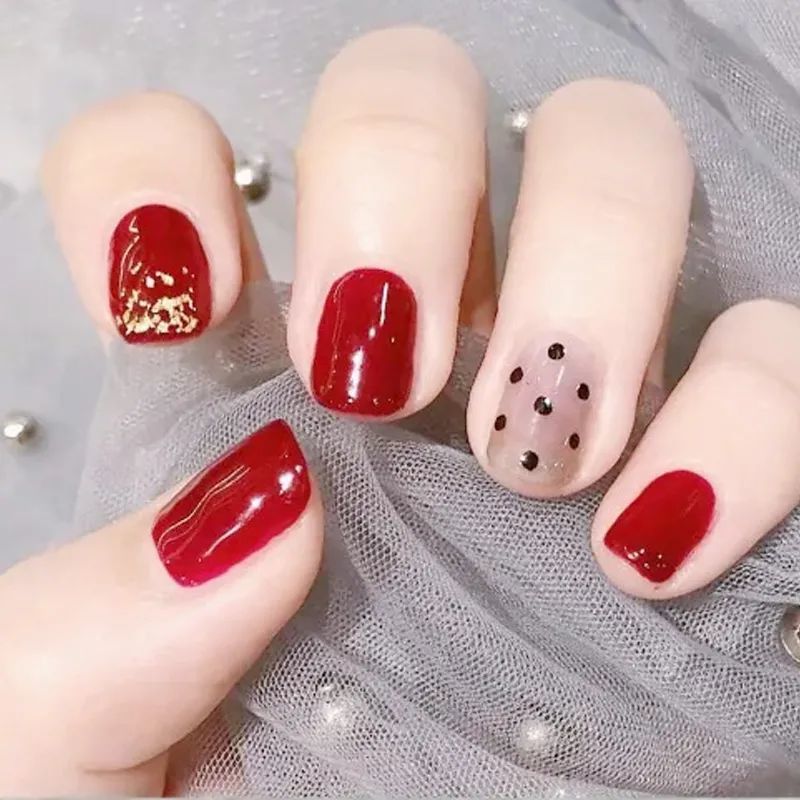 2021过年红美甲!爱了,爱了!