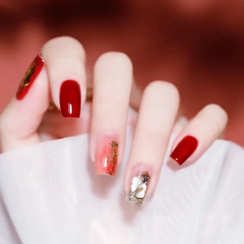 2021过年红美甲!爱了,爱了!